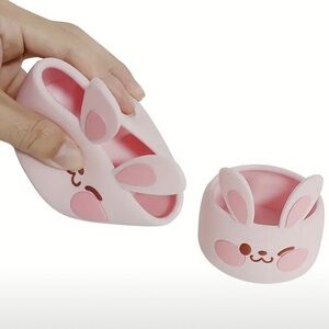 Tumbler sleeve in Pink Bunny